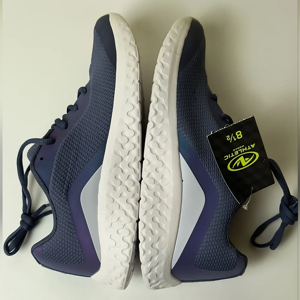 Women's Athletic Shoes Purple Size 8.5 Memory Foam Light Weight - Picture 6 of 9